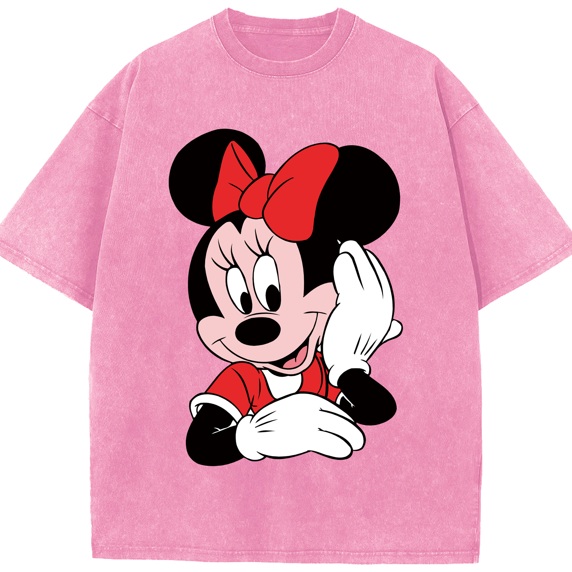 （画像用） ミッキーマウス Mickey Mouse 綿100% ヴィンテージ風 半袖Tシャツ（フロントプリント）